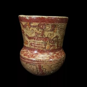 Pre-Columbian Maya copador pottery vesse
