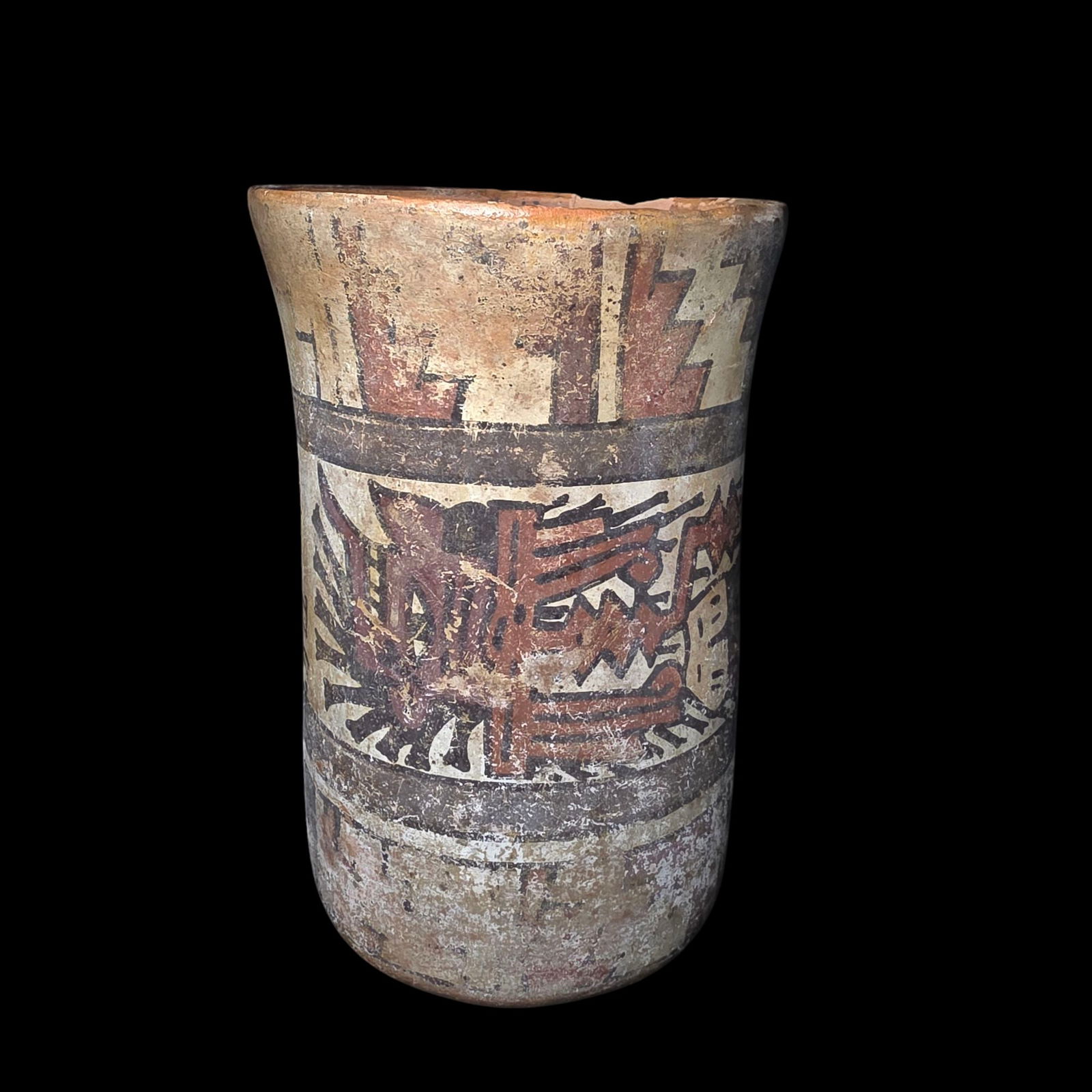 Pre-Columbian Nazca pottery kero (1 of 4)