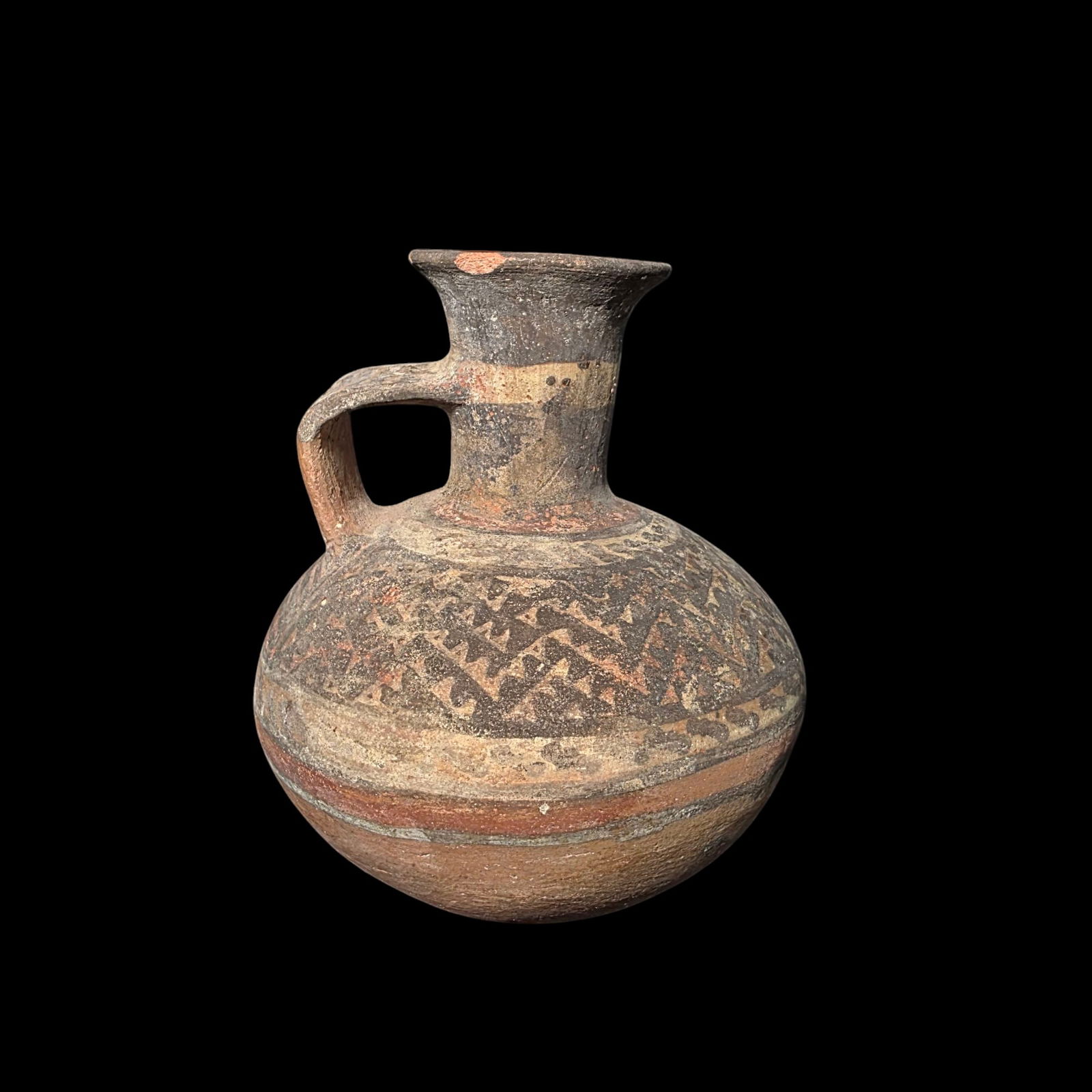 Pre-Columbian Inca Painted Pottery Vessel (1 of 3)