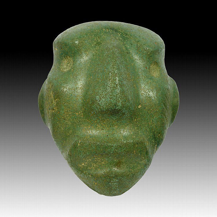 Pre-columbian Mezcala Stone Mask (1 of 4)