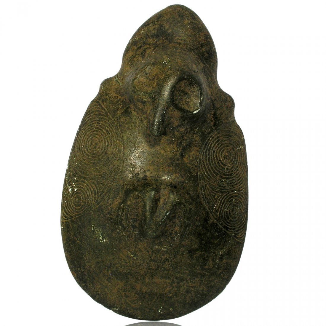 Large Pre-columbian Taino Stone Ceremonial Petaloide (1 of 4)
