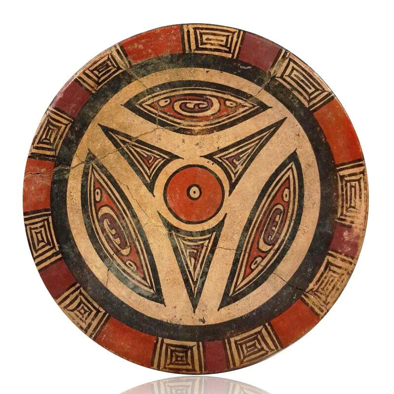 Pre-columbian Cocle Painted Plate (1 of 2)