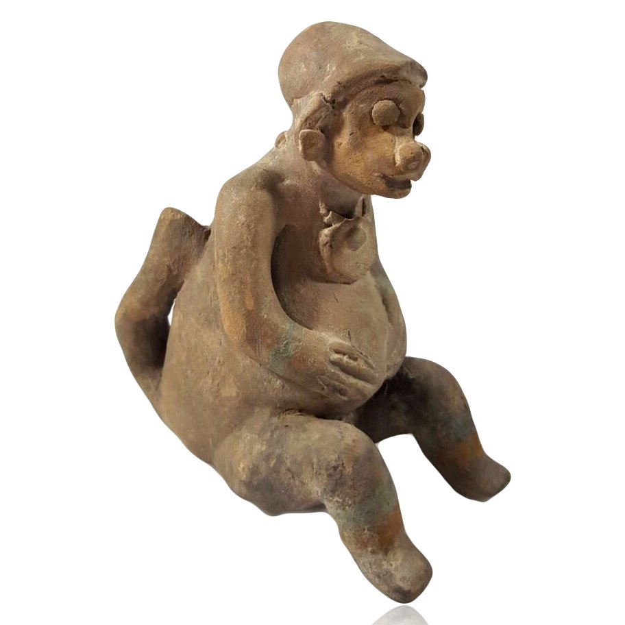Pre-columbian Jamacoaque Seated Figure (1 of 4)