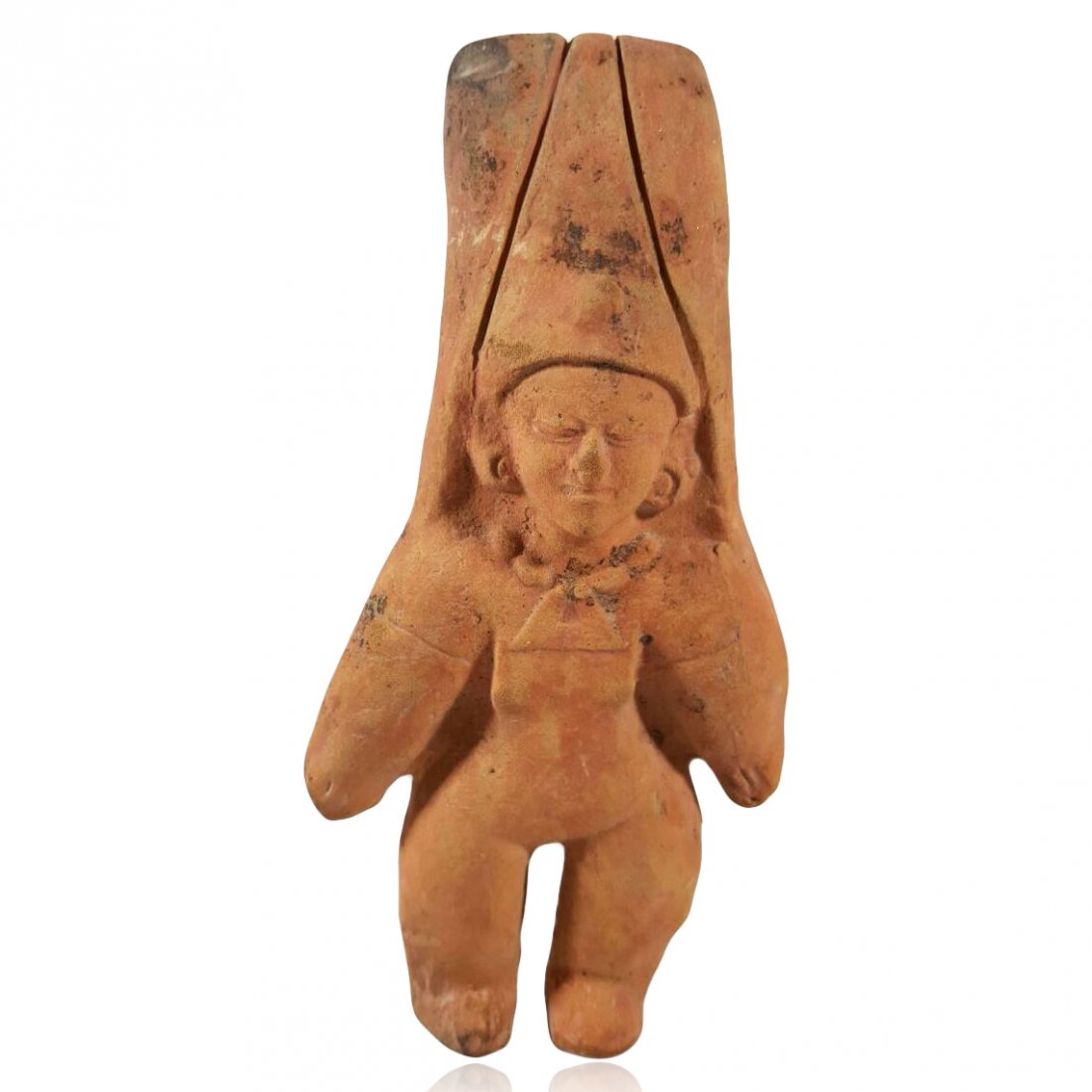 Pre-columbian Jamacoaque Pottery Figure (1 of 2)
