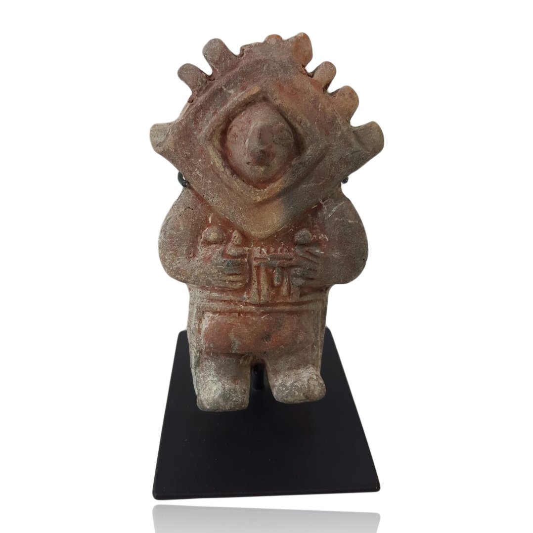 Pre-columbian Jamacoaque Whistle Figure (1 of 4)
