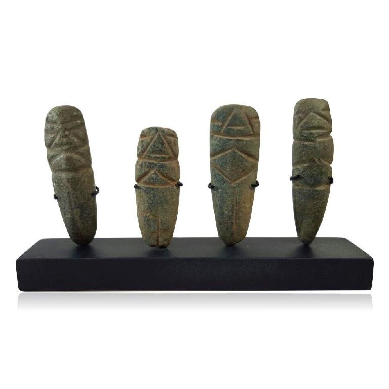 Group of 4 Pre-columbian Maya Camawillies (1 of 2)