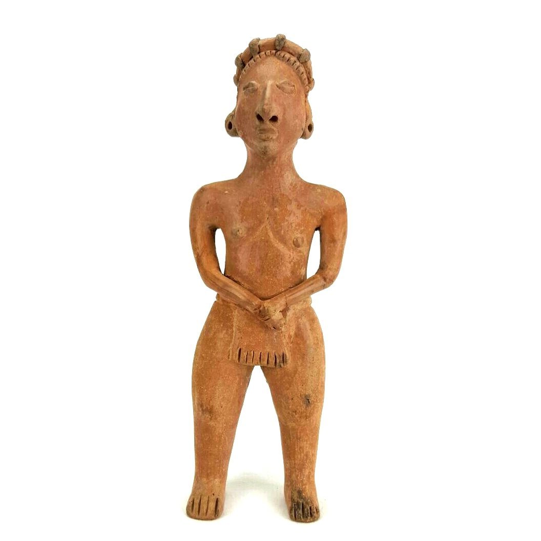 Large Pre-columbian Standing Colima Figure (1 of 4)