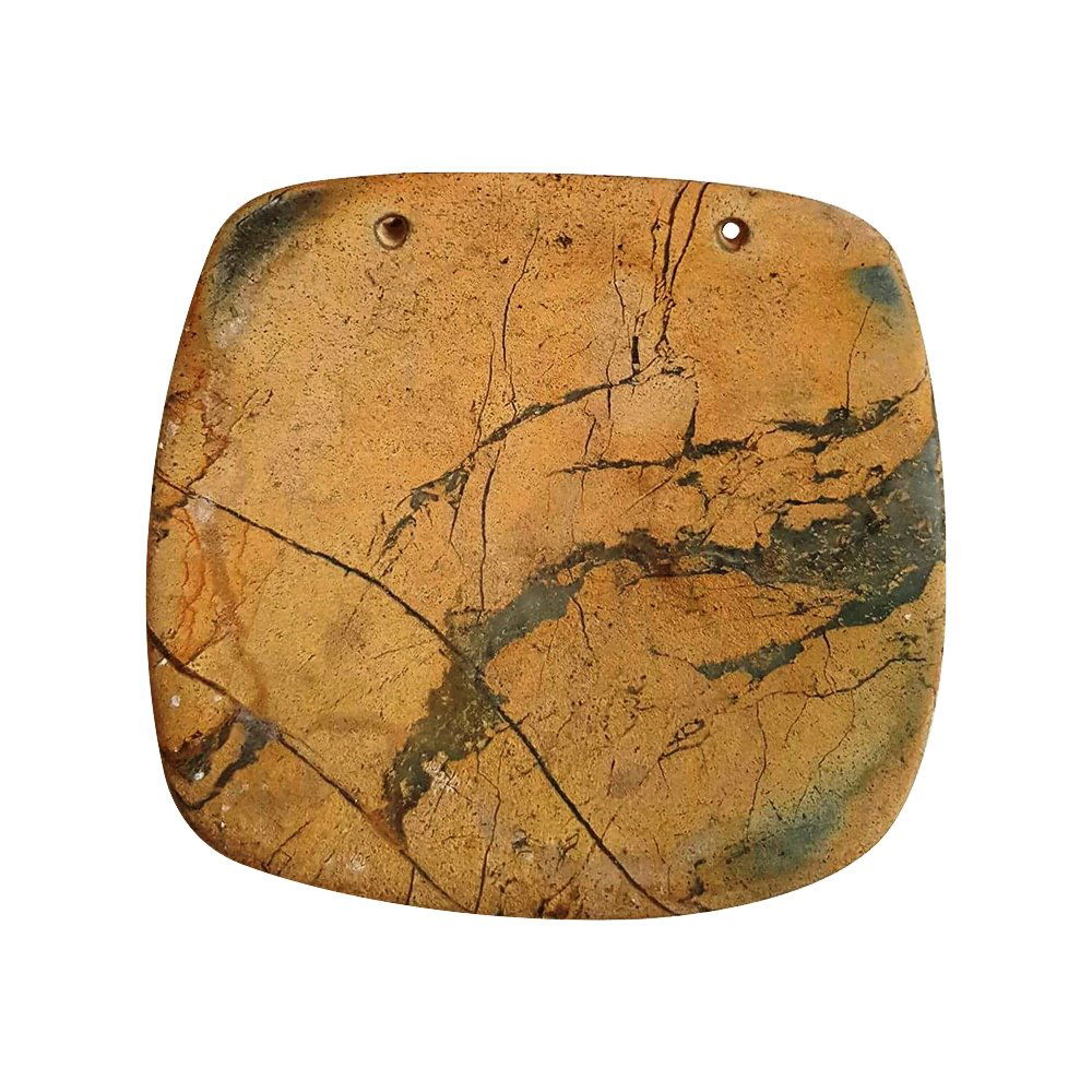 Pre-columbian Olmec Stone Pallette Pendant (1 of 2)