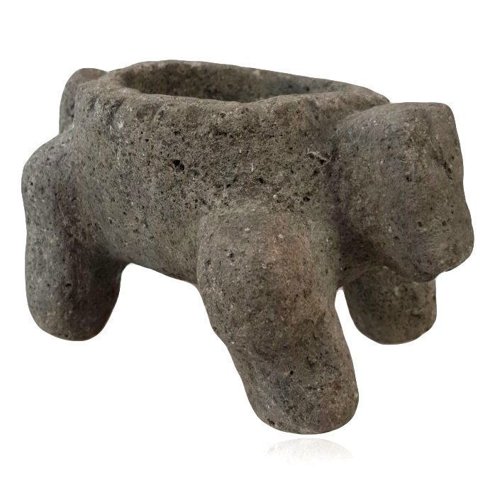 Pre-columbian Costa Rican Stone Feline Mortar (1 of 5)