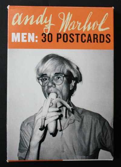 Set of 30 Andy Warhol Postcards - Men: Set of 30 Andy Warhol Postcards - Men. Very good condition, never used. Dimensions: 4"x6". 30 assorted images featuring the iconic works of Andy Warhol.