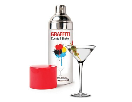 Kikkerland Art Graffiti Cocktail Shaker: Kikkerland Graffiti Cocktail Shaker. New in box, never used.