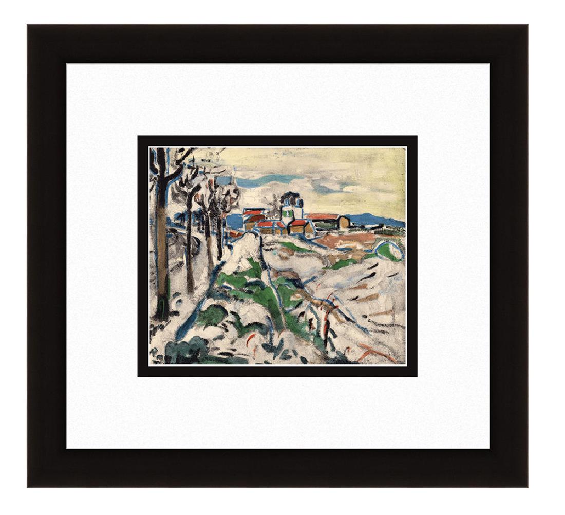Maurice de Vlaminck Lithograph Framed Les Coteaux de (1 of 2)