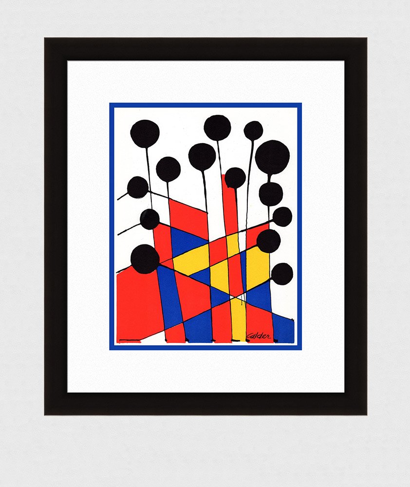 Alexander Calder Balloons Original Lithograph 1971 (1 of 3)