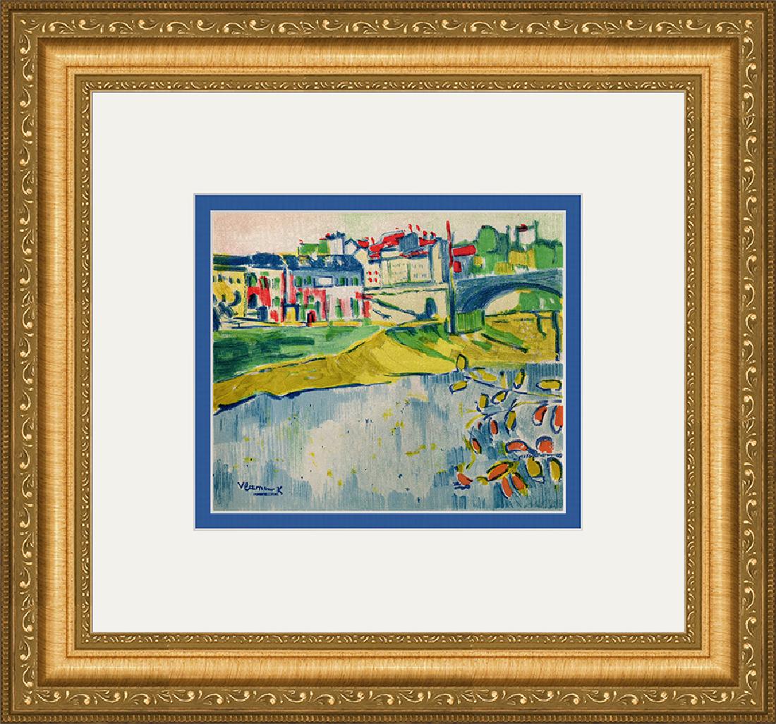 Maurice de Vlaminck 1958 Le Pont de Chatou Lithograph (1 of 2)