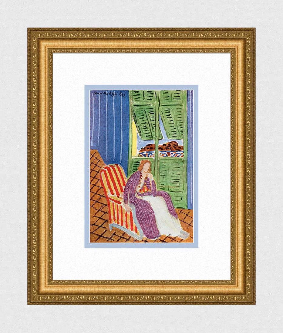 Henri Matisse 1945 Antique print The Violet Dress (La (1 of 3)