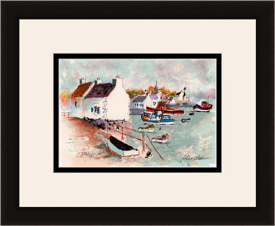 Urbain Huchet Signed/Numbered Belon Lithograph Framed (1 of 2)