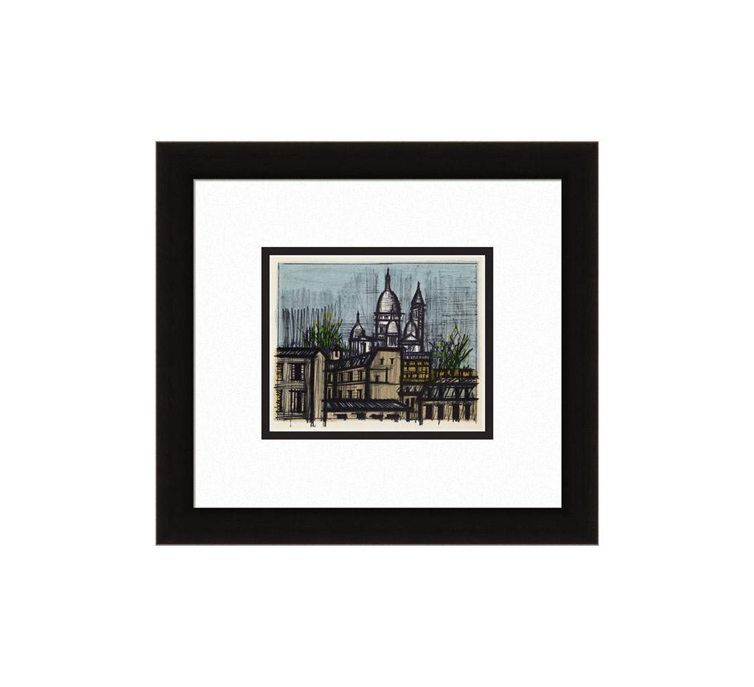 Bernard Buffet Lithograph Le Sacre Coeur Framed 1967 (1 of 2)