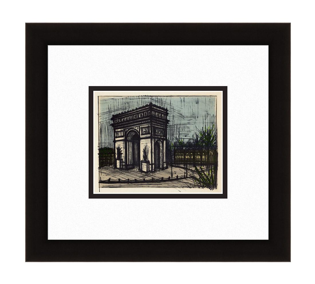 Bernard Buffet 1967 L'Arc de Triomphe Framed Lithograph (1 of 2)