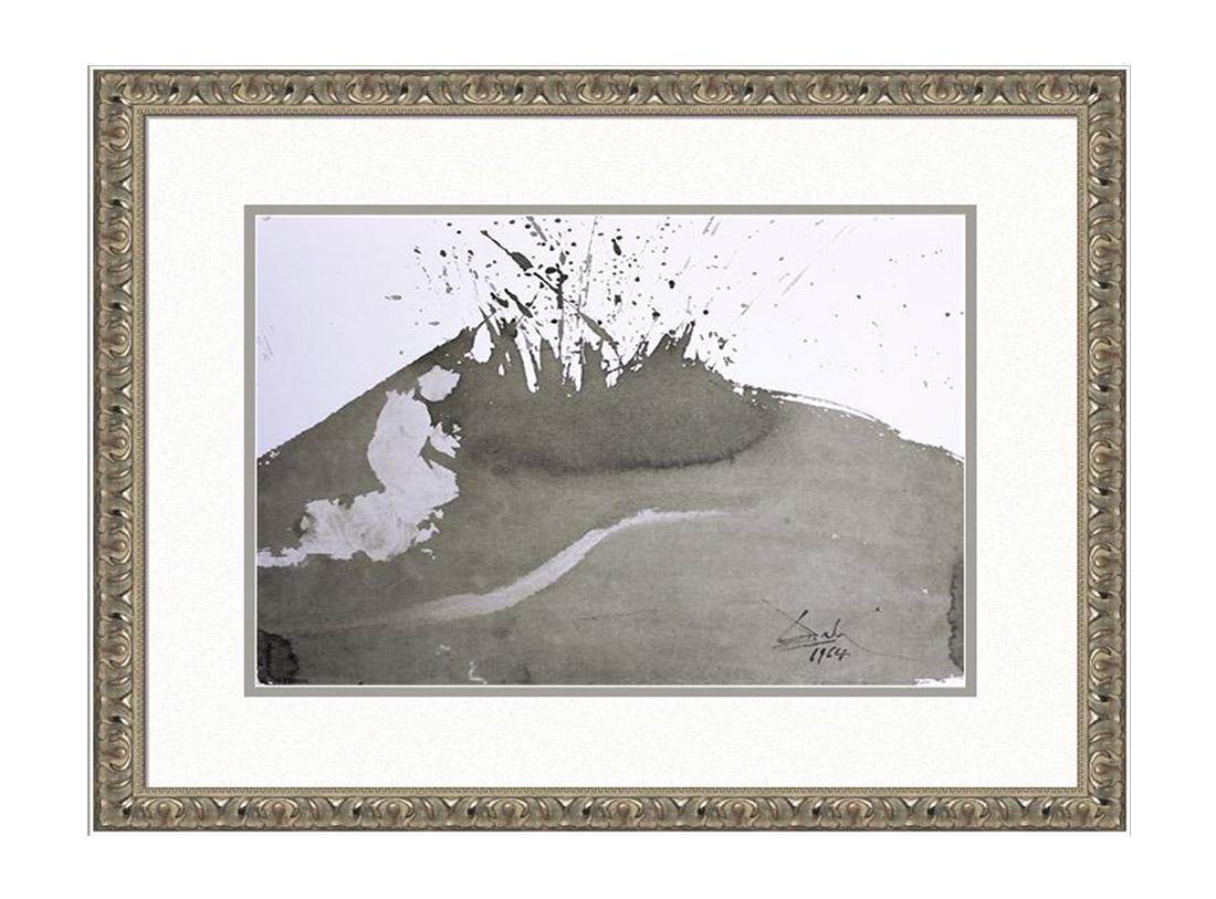 Salvador Dali Original 1967 Volcano Lithograph Framed (1 of 2)