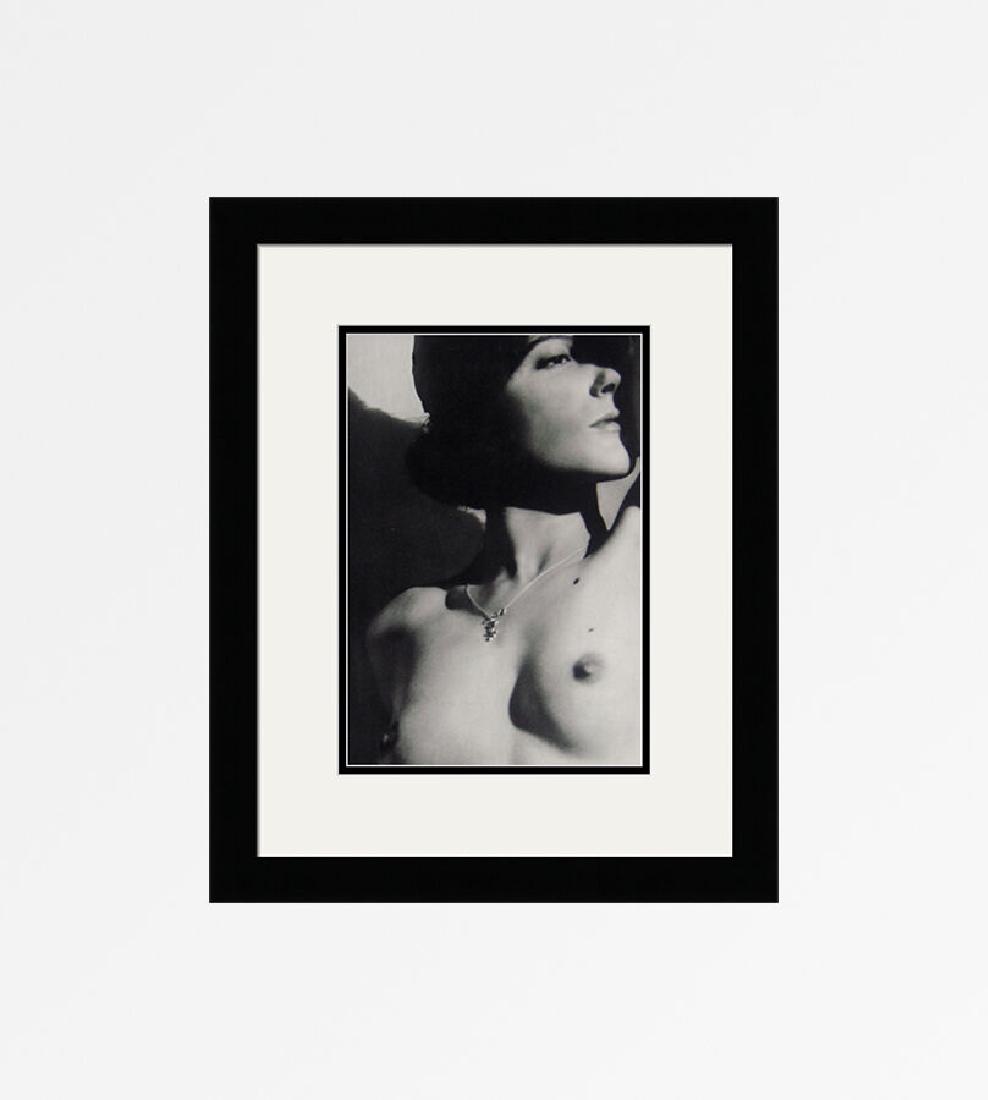 Man Ray Nude 1930's photogravure: Man Ray. (American,1890-1976). Nude. Antique Photogravure. 1937-1940. Excellent. Teriade. Draeger Freres. Approximately 15 1/2 x 19 1/2 inches. This piece has been professionally matted and framed usi