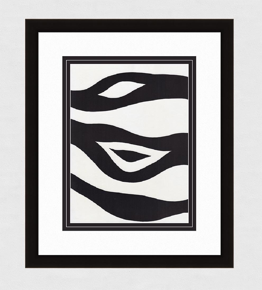 Alexander Calder Abstract Original Lithograph: Calder, Alexander. "composition V" Color lithograph published by Maeght, 1956. Sheet 11 x 15 inches, framed 19 x 23 inches. Professionally framed and matted. Notes: reference dlm 156. This artwork is