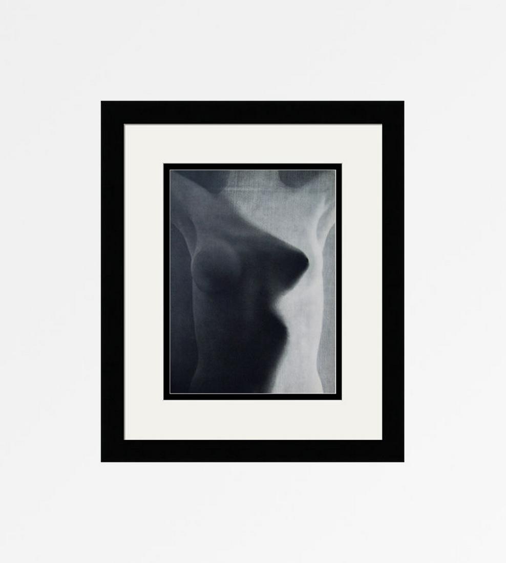 Erwin Blumenfeld Nude V 1930's Photogravure: Erwin Blumenfeld. (German, 1897 - 1969). Nude V. Antique Photogravure. 1937-1940. Excellent. Teriade. Draeger Freres. Approximately 16 x 20 inches. This piece has been professionally matted and framed
