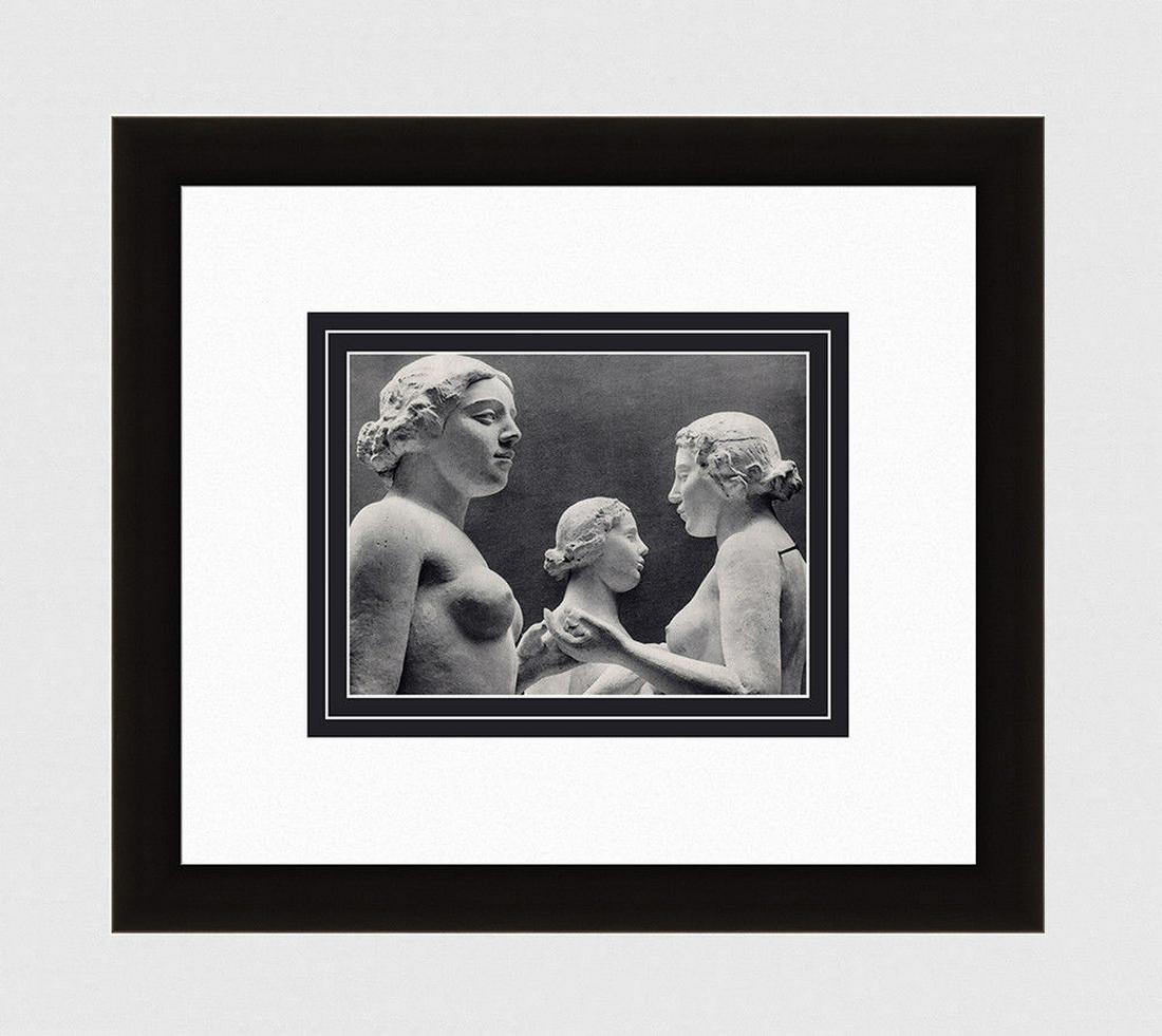 Blumenfeld Maillol 1930's Photogravure: Erwin Blumenfeld. (German, 1897 - 1969). Nude Sculpture IV - Aristide Maillol. Antique Photogravure. 1937-1940. Excellent. Teriade. Draeger Freres. Image size 6 1/8 x 8 1/8 inches. Approximately 15 x