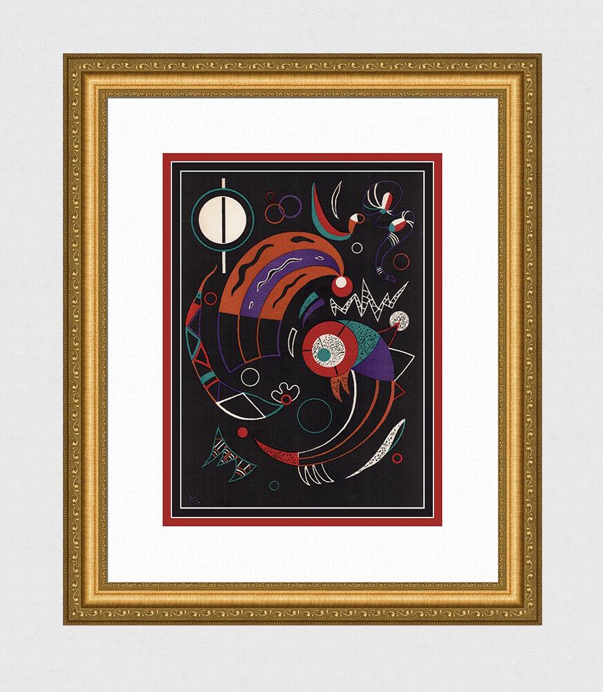 Wassily Kandinsky Comets 1938 lithograph: Wassily Kandinsky. (1866-1944). Comets. Original color lithograph on wove paper. 1938. Signed and Dated in the Plate. Excellent. Teriade. Atelier Mourlot. Sheet Size 10 1/4 x 14 inches. Approximately 