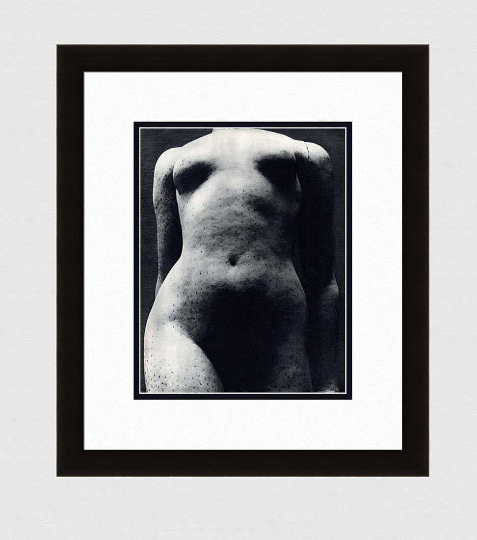 Erwin Blumenfeld Nude Sculpture III 1930's photogravure: Erwin Blumenfeld. (German, 1897 - 1969). Nude Sculpture III - Aristide Maillol. Antique Photogravure. 1937-1940. Excellent. Teriade. Draeger Freres. Image size 9 3/8 x 11 5/8 inches. Approximately 19
