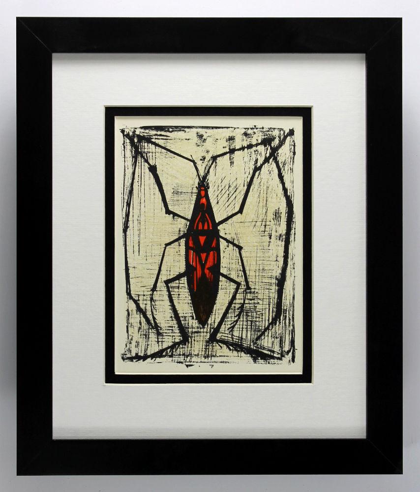 Bernard Buffet Nete 1967 lithograph: Bernard Buffet. Nete. Lithograph after the original. 1967. Excellent. Mourlot. Image size 6 5/8 x 9 1/8 inches. Approximately 14 x 16 inches. This piece has been professionally matted and framed using