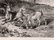 1872 Karl Bodmer Kids etching signed - 2