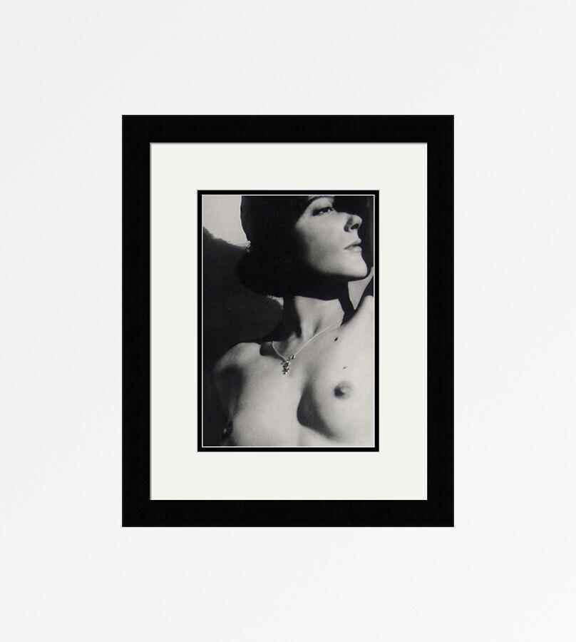 Man Ray Nude 1930's photogravure: Man Ray. (American,1890-1976). Nude. Antique Photogravure. 1937-1940. Excellent. Teriade. Draeger Freres. Approximately 15 1/2 x 19 1/2 inches. This piece has been professionally matted and framed usi