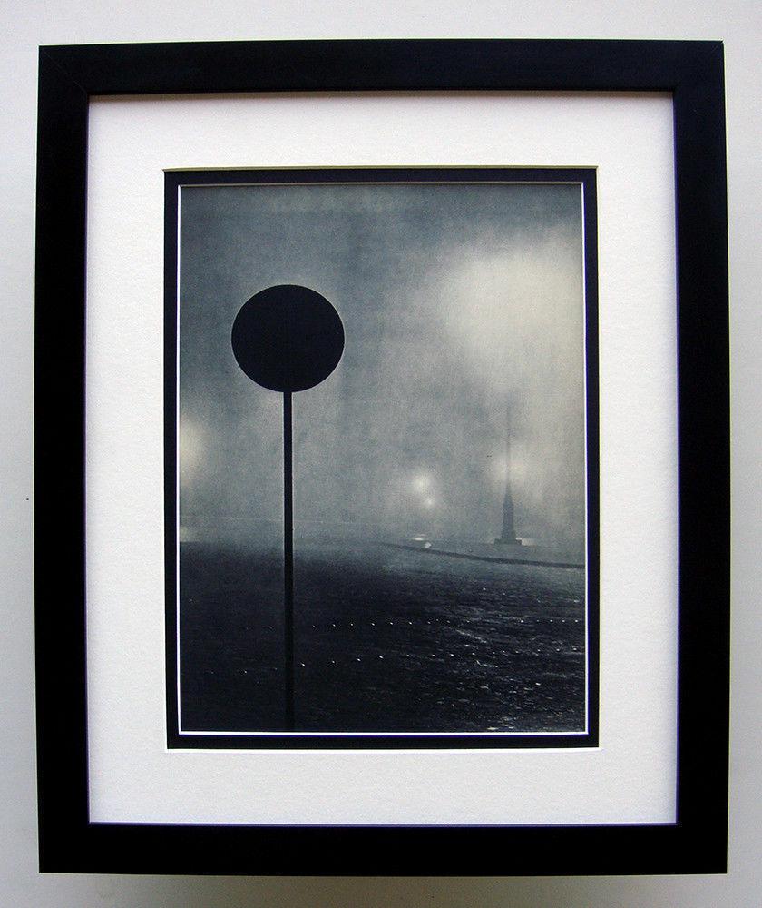 Brassai Fog 1930's photogravure: Brassai. (Hungarian-French, 1899-1984). Fog. Antique Photogravure. 1937-1940. Excellent. Teriade. Draeger Freres. Image Size 10 1/4 x 14 inches. Approximately 18 x 22 inches. This piece has been profe