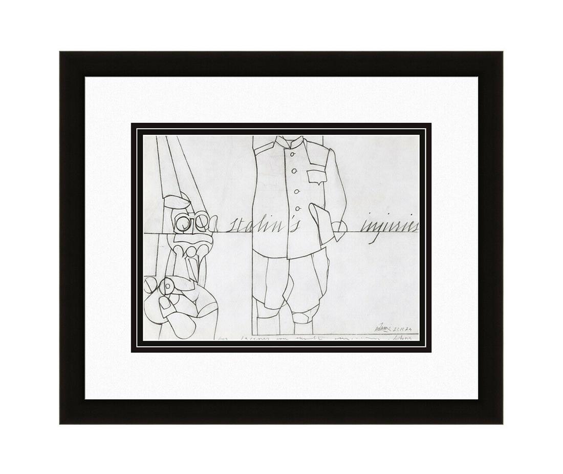 Valerio Adami Stalin's Injuries1975 Print Signed (1 of 3)