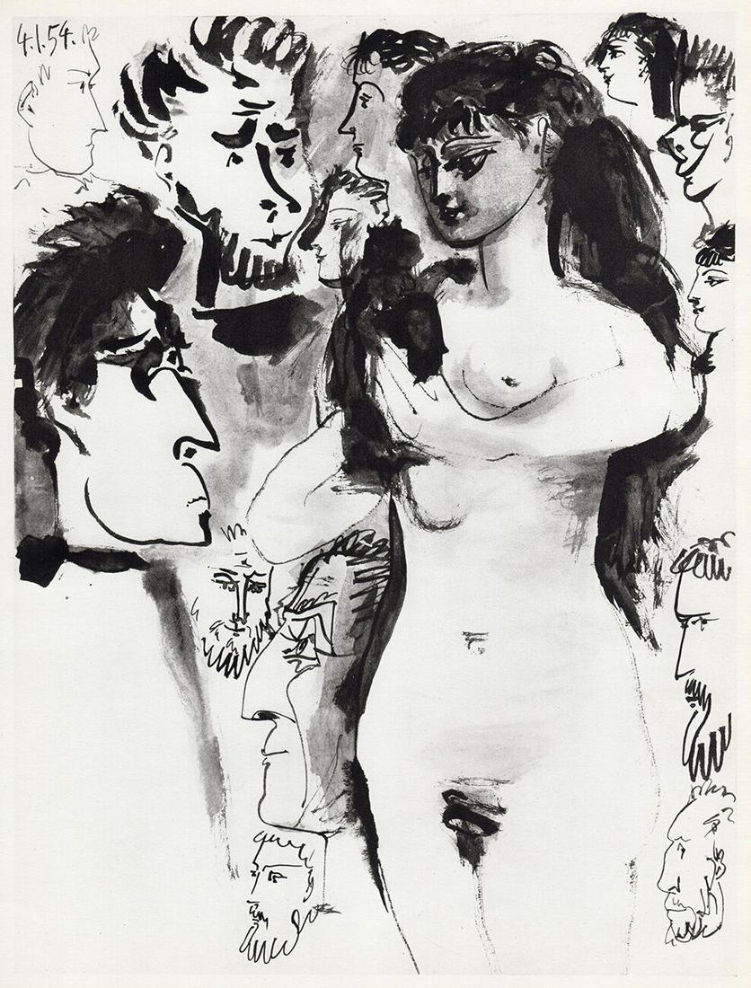 Pablo Picasso The Human Comedie XVI 1954 Print (1 of 2)