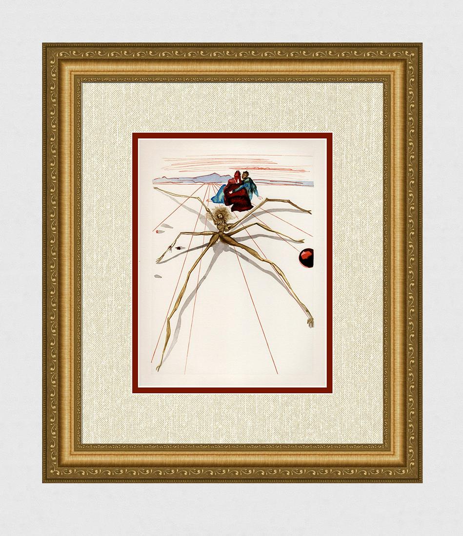 1960 Salvador Dali Terrace Anger Original Woodcut (1 of 3)