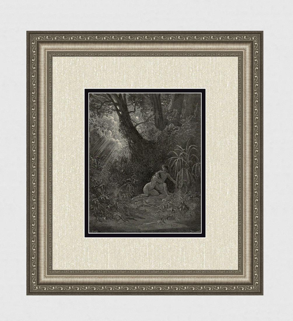 Gustave Dore Adam & Eve (Milton's Paradise Lost) c. (1 of 3)