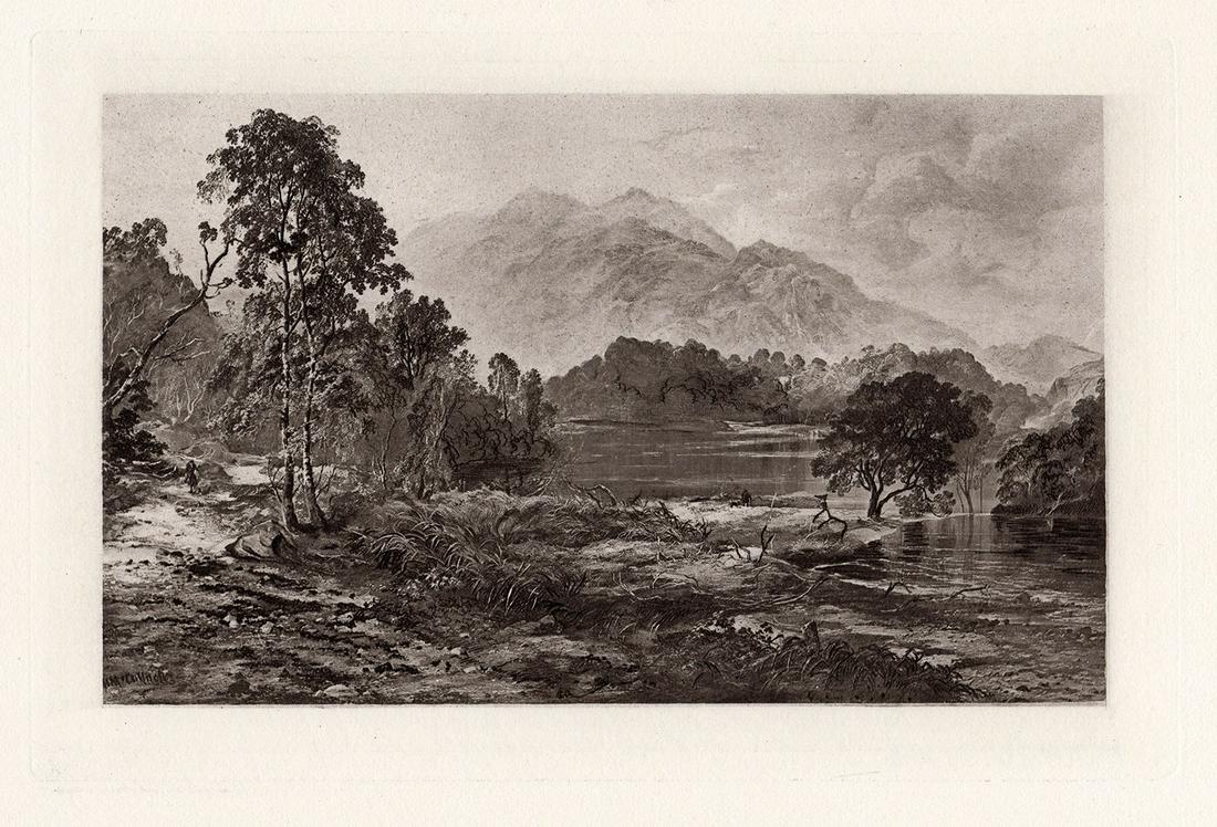 Horatio McCulloch The Silver Strand, Loch Katrine 1885 (1 of 2)