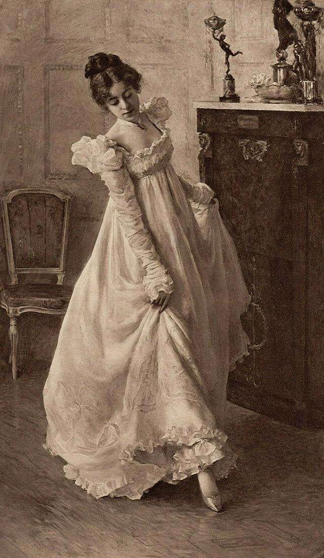 Ralph Peacock The Dance 1899 Antique Print (1 of 2)