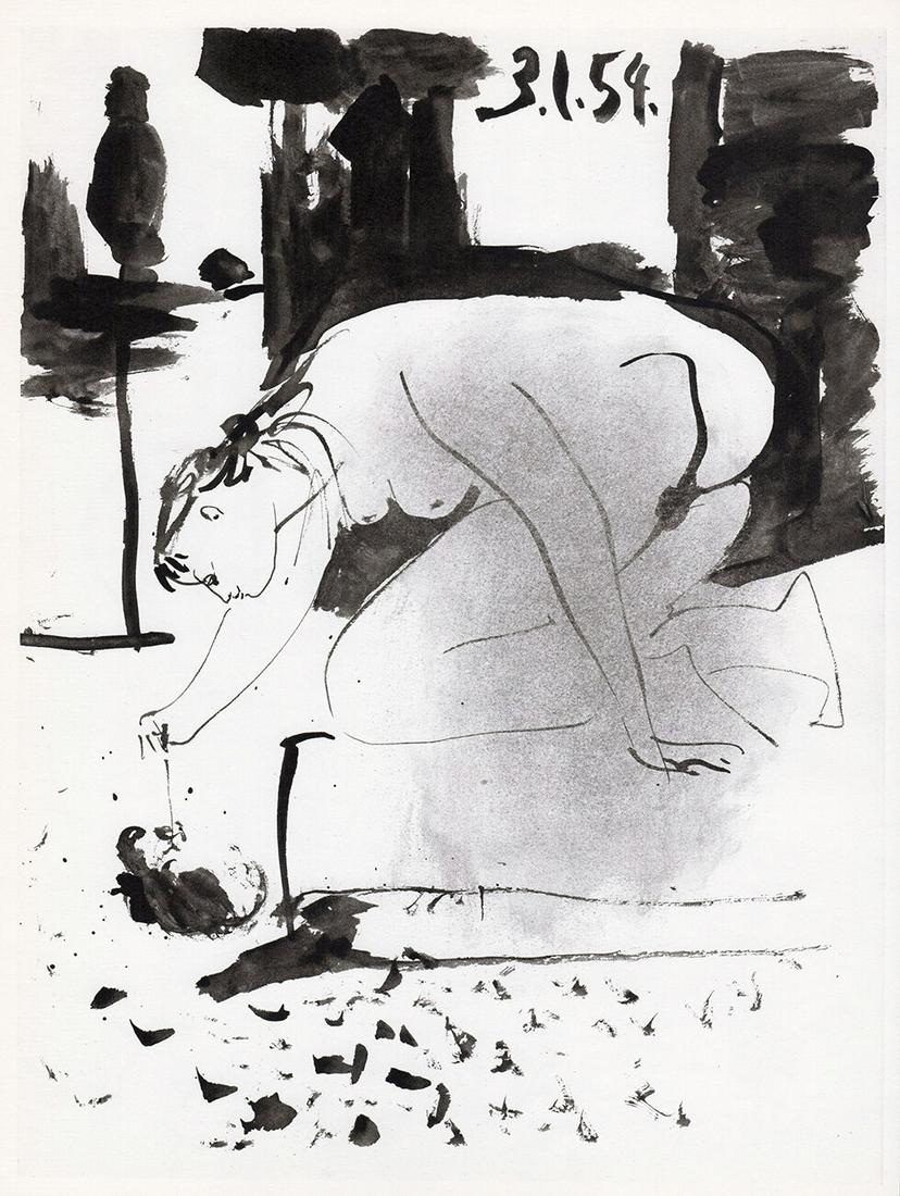 Pablo Picasso The Human Comedie XXVIII 1954 Print (1 of 2)