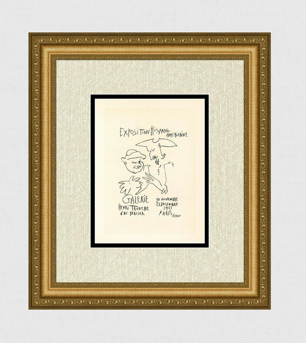 PABLO PICASSO Antique Exposition Poster (1 of 3)