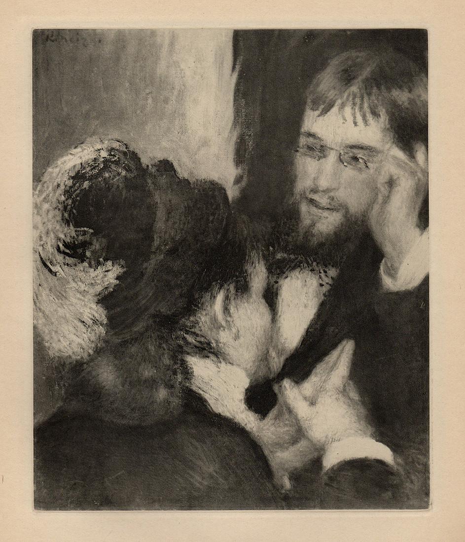 1919 RENOIR SIGNED Limited Engraving "La Conversation" (1 of 3)
