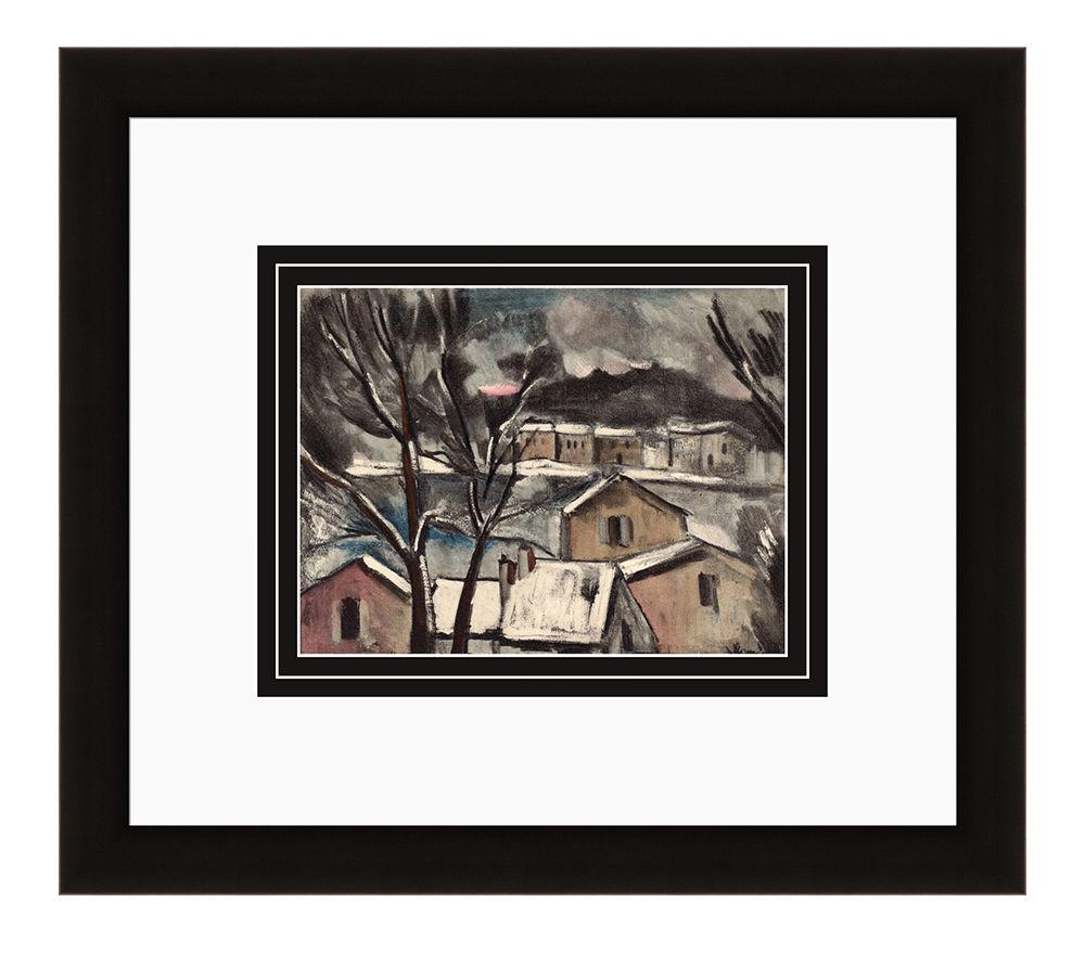 Maurice de Vlaminck Paysage d'Hiver 1958 lithograph (1 of 2)