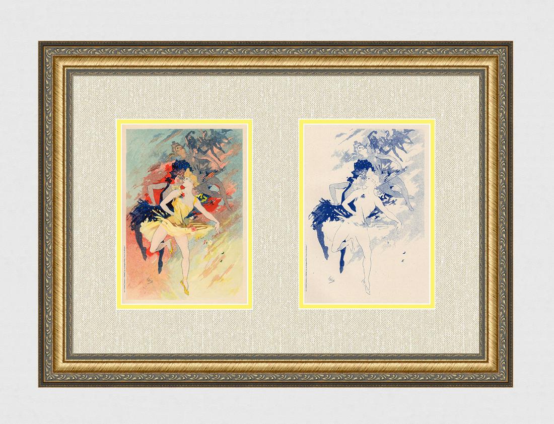 1896 Jules Cheret The Arts Dance one of 25 on Japon (1 of 8)