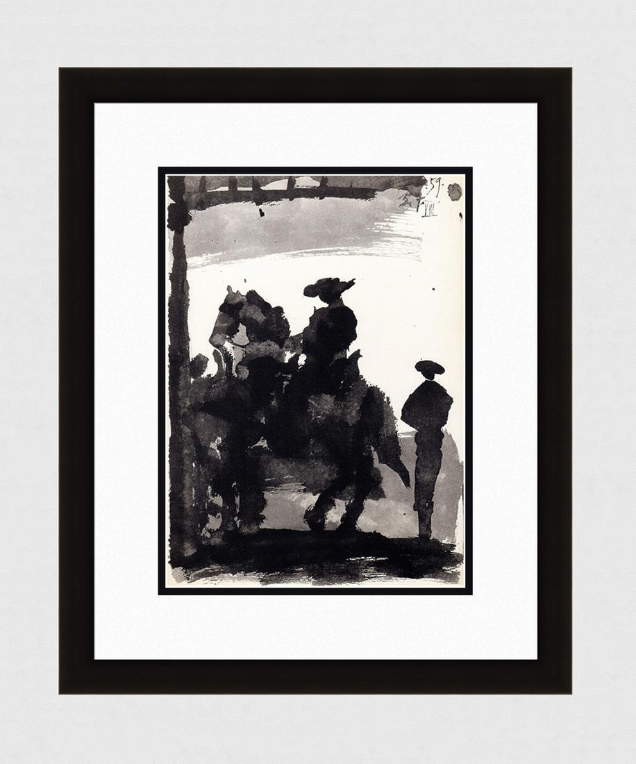 Pablo Picasso 1961 Mourlot Lithograph BULLFIGHTERS (1 of 3)