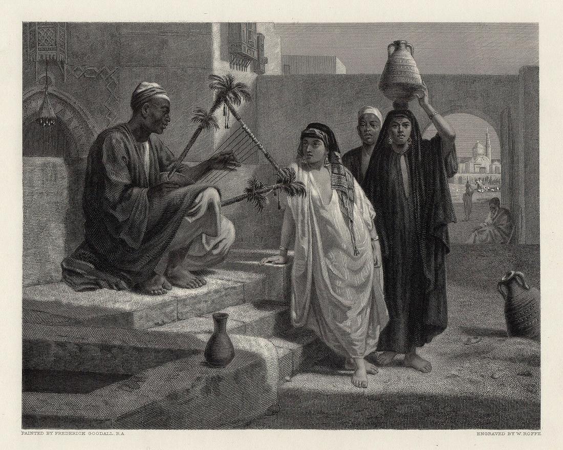 Frederick Goodall The Song of the Nubian Slave 1884 (1 of 3)