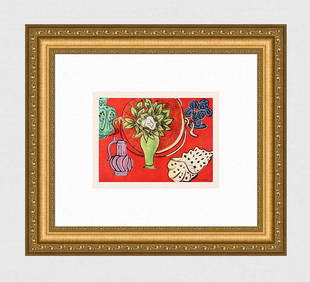 Rare Vintage 1946 Matisse “Nature Morte Au Magnolia Rare Vintage 1946 Matisse “Nature Morte Au Magnolia
