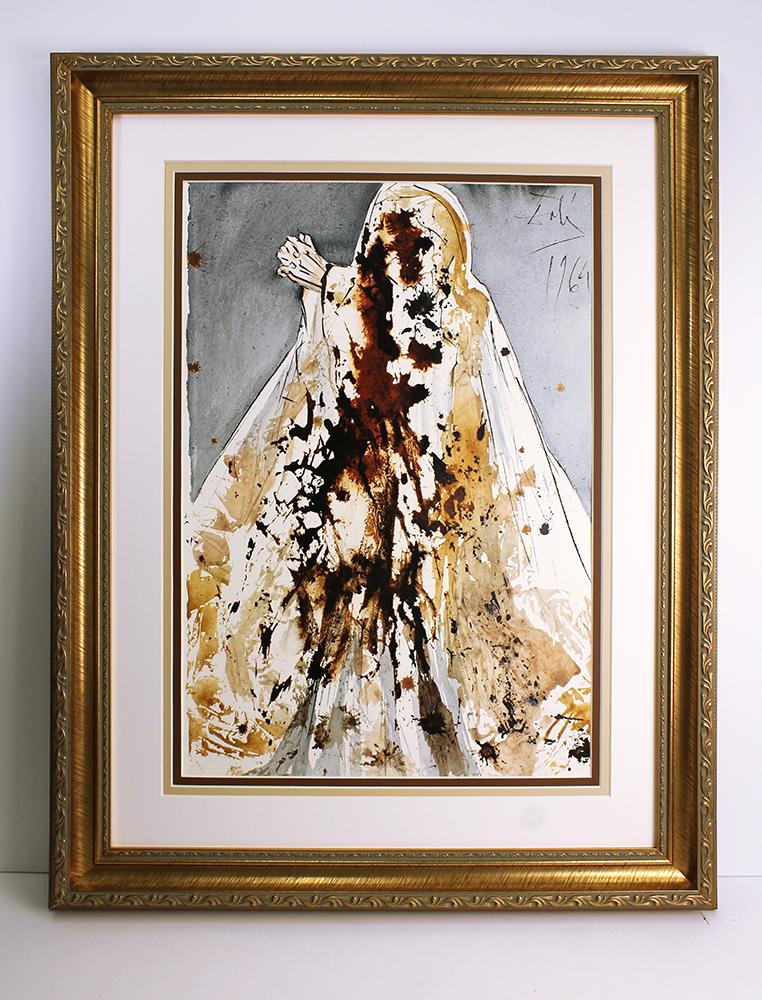 Salvador Dali Original 1967 Lazarus Framed Lithograph (1 of 5)