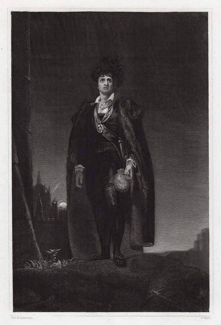 1834 Sir Thomas Lawrence Kemble as Hamlet (John Philip (1 of 3)