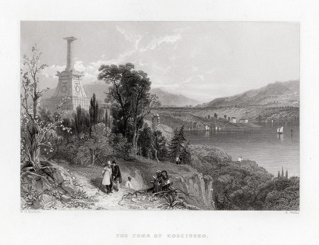 William Henry Bartlett 1838 engraving The Tomb of (1 of 3)